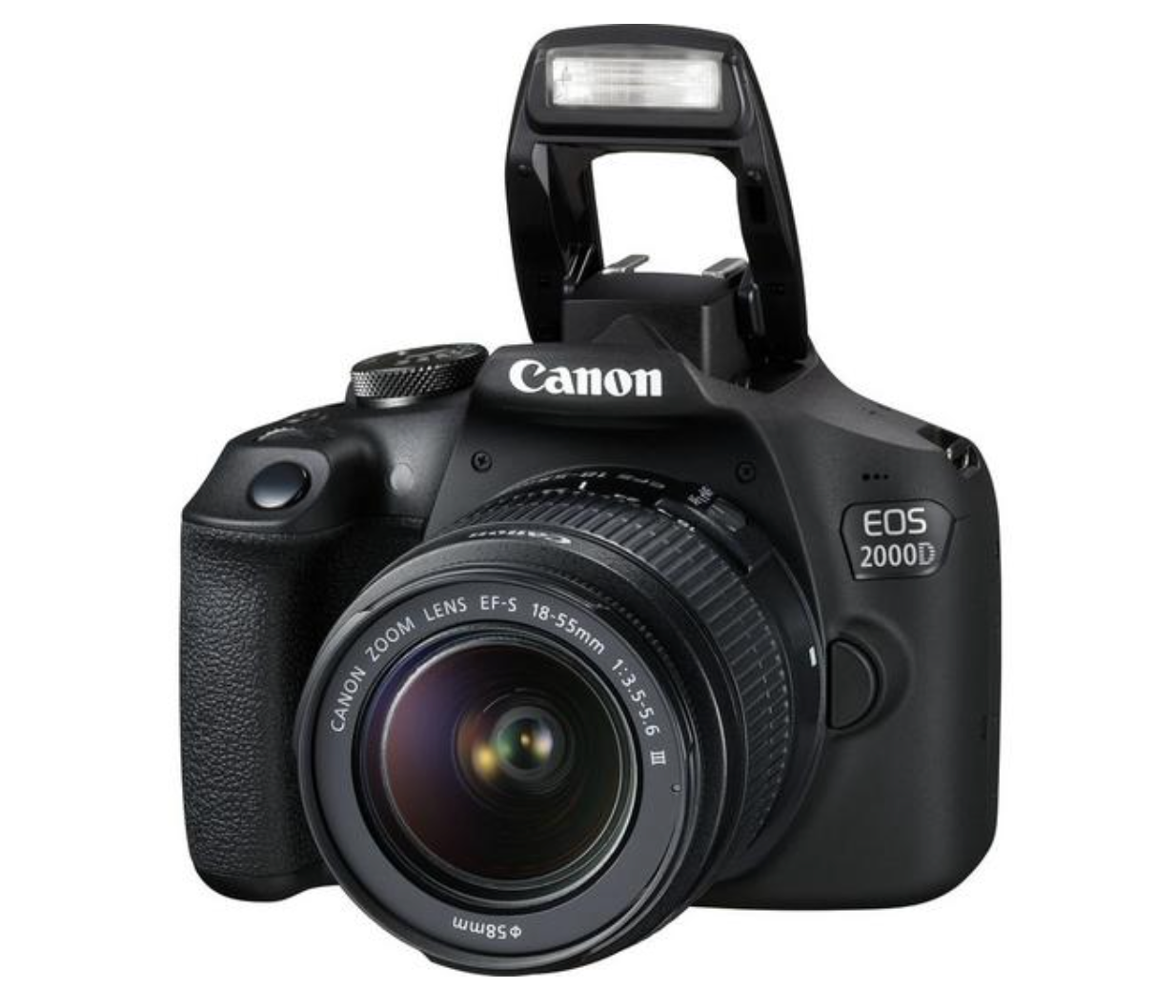 CANON EOS 2000D DSLR Camera with EF-S 18-55 mm f/3.5-5.6 III Lens