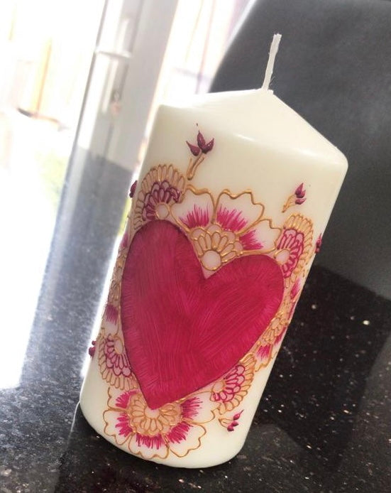 Heart Candle